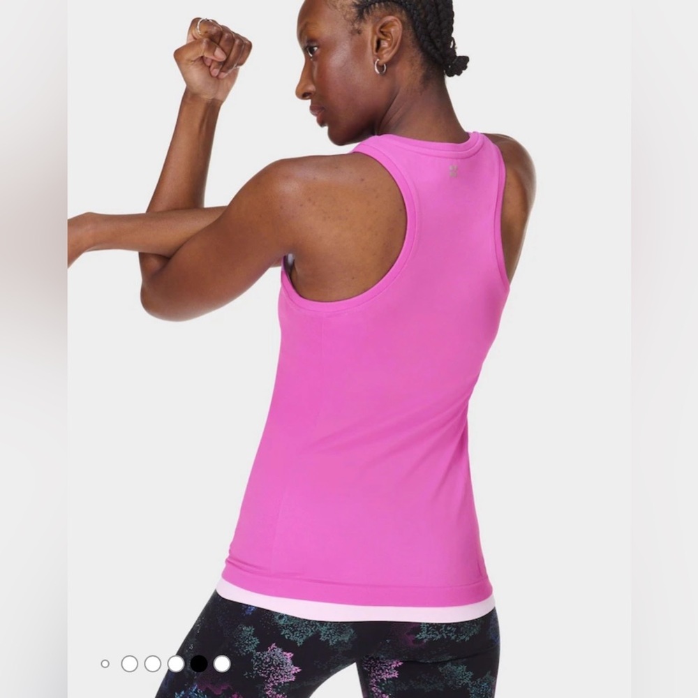 Sweaty Betty | Vibrant Pink Sleeveless Workout Gym Tank Top - NWOT